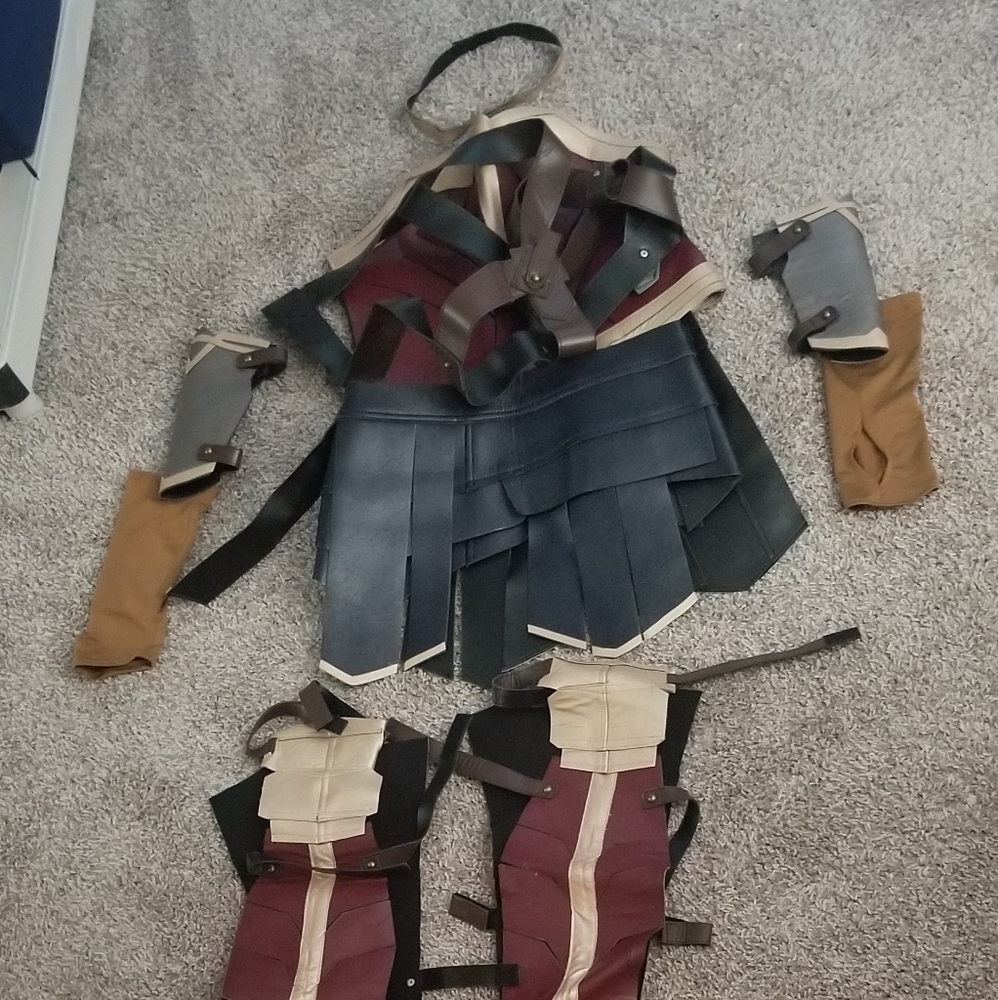 Custom leather Wonder Woman costume